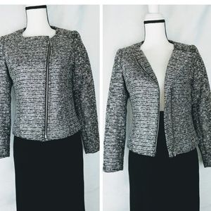 H&M Twead Moto Zip Style Jacket